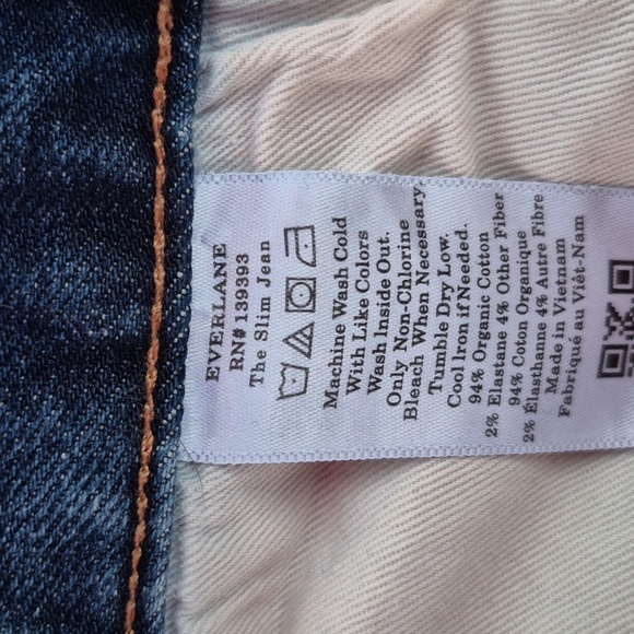 Everlane Men's Slim Jeans in Blue 32x32 Gently Loved - Picture 11 of 12